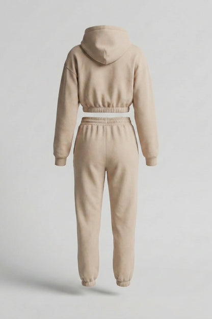 Dames Trainingspak Set | Relaxed Fit | Hoodie Met Koord | Jogger Outfit