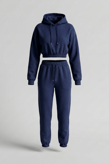 Dames Trainingspak Set | Relaxed Fit | Hoodie Met Koord | Jogger Outfit