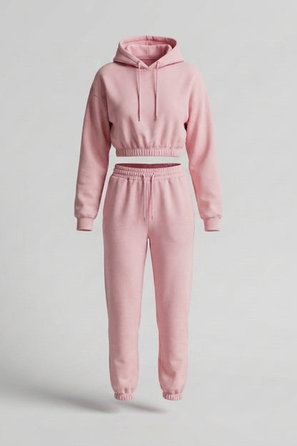 Dames Trainingspak Set | Relaxed Fit | Hoodie Met Koord | Jogger Outfit