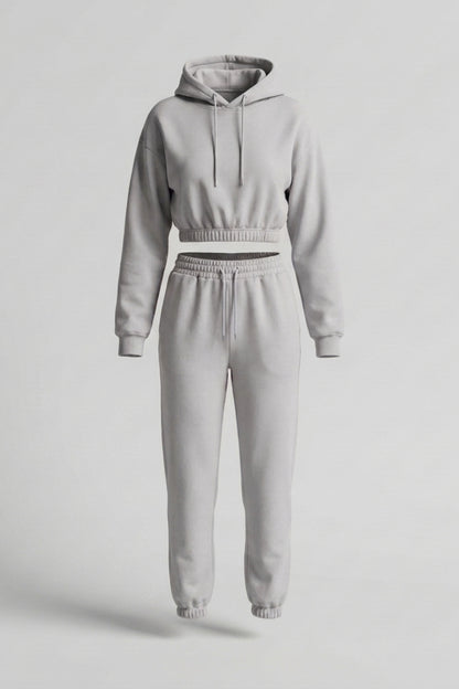 Dames Trainingspak Set | Relaxed Fit | Hoodie Met Koord | Jogger Outfit