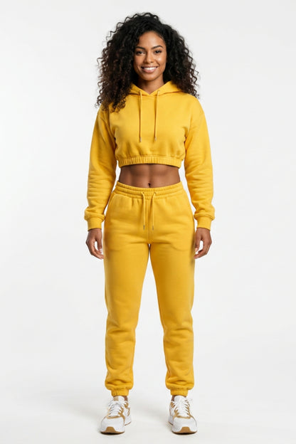 Dames Trainingspak Set | Relaxed Fit | Hoodie Met Koord | Jogger Outfit