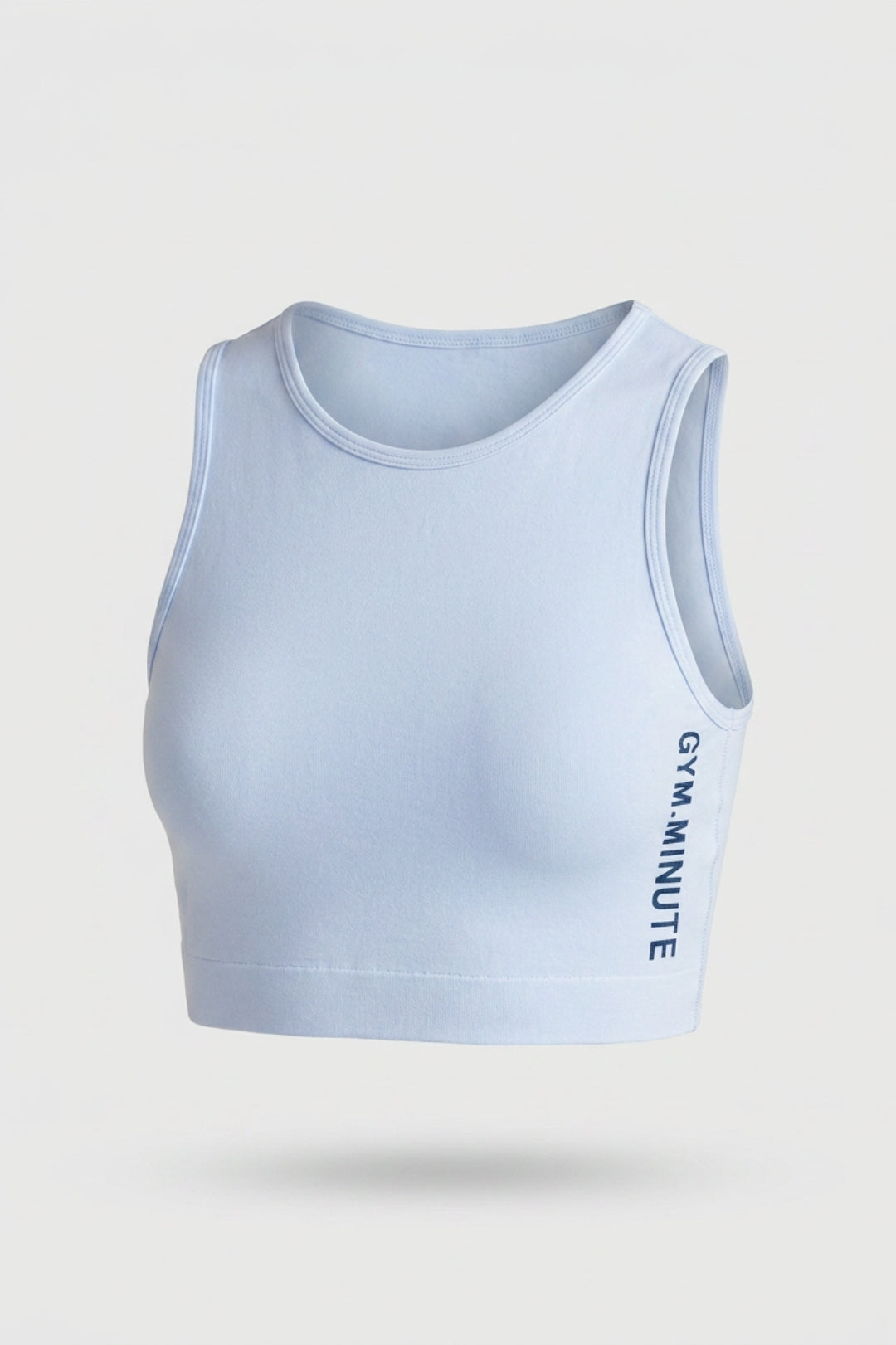 Dames Workout Top | High Neck | Mouwloze Sport Crop Top