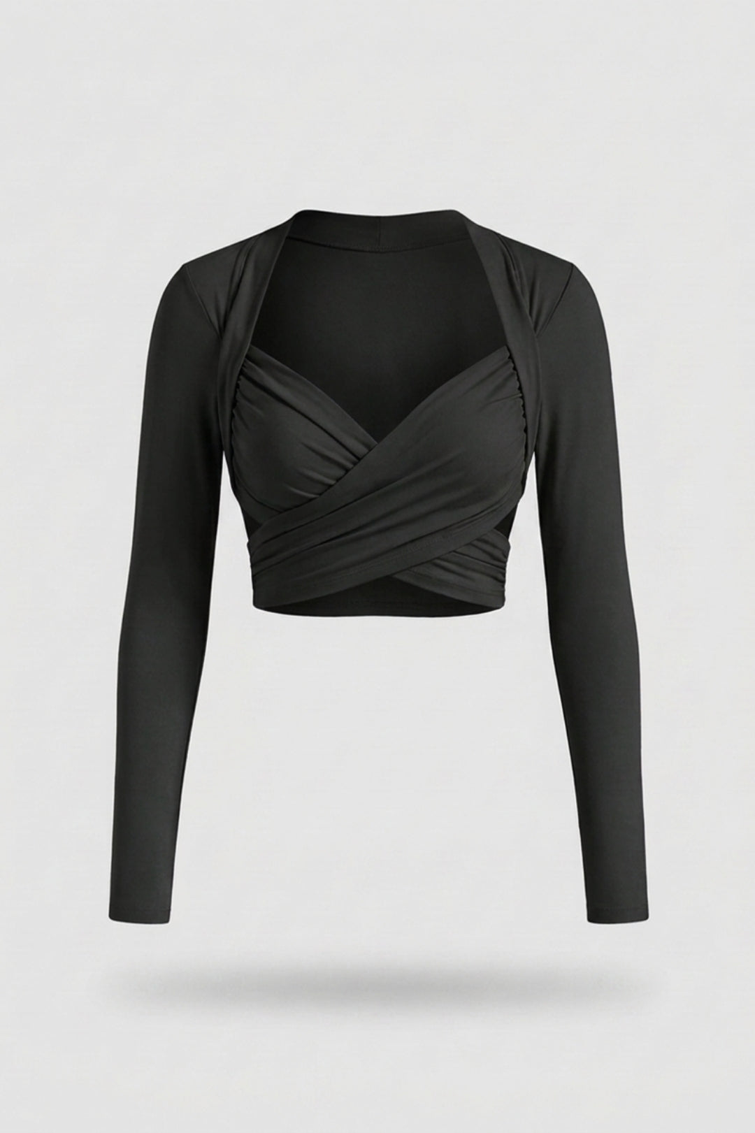 Dames Yoga Top | Wikkel Design | Cut Out Activewear Top | Long Sleeve