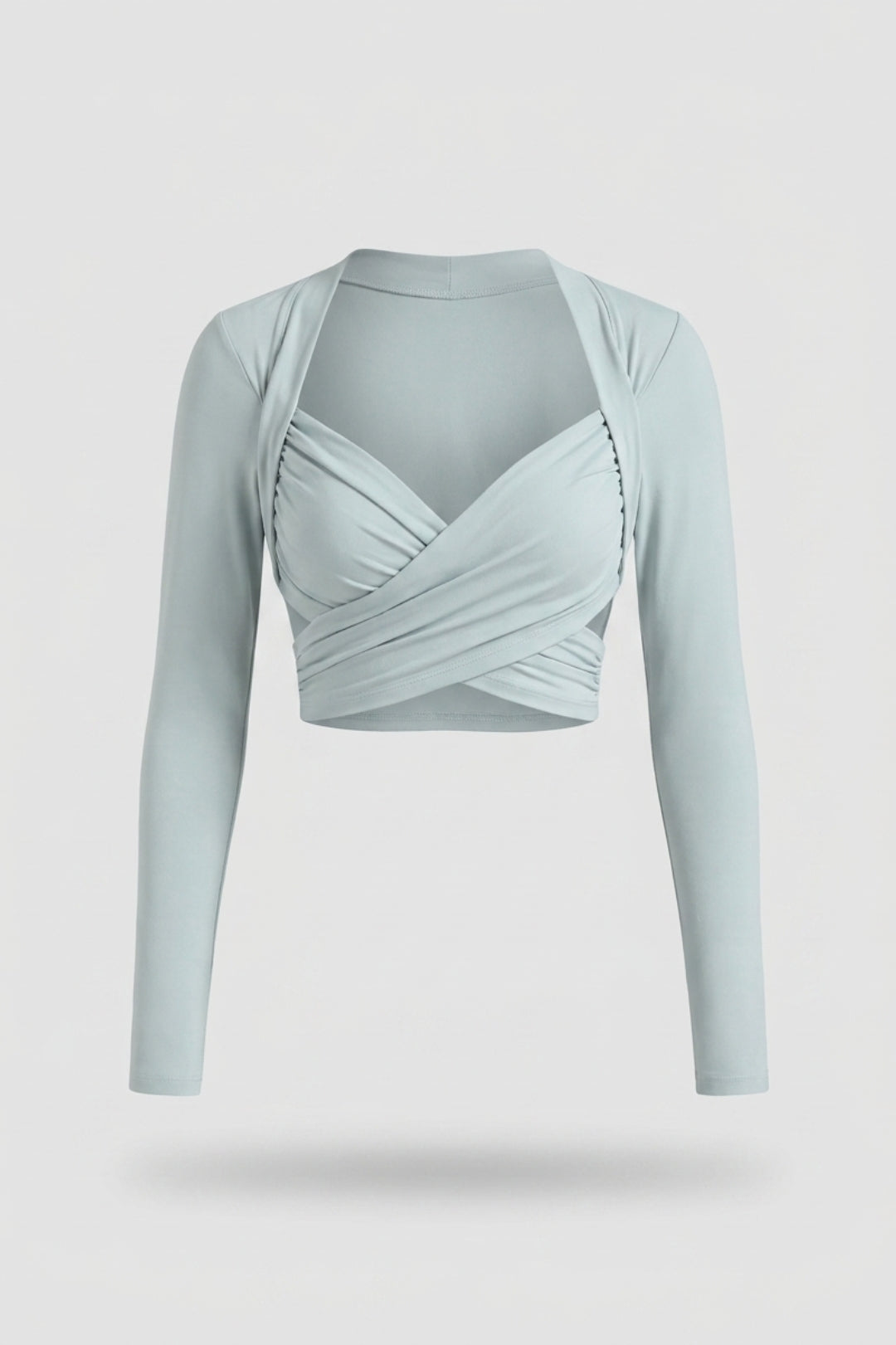 Dames Yoga Top | Wikkel Design | Cut Out Activewear Top | Long Sleeve