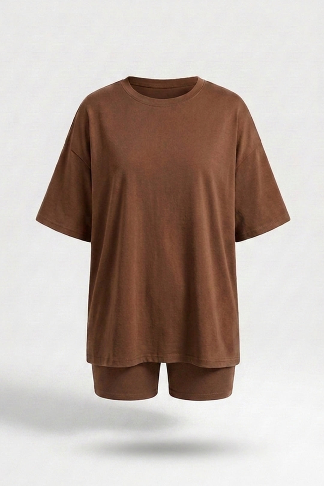 Dames 2-Delige Set | Oversized T-Shirt & Biker Short | Relaxed Fit