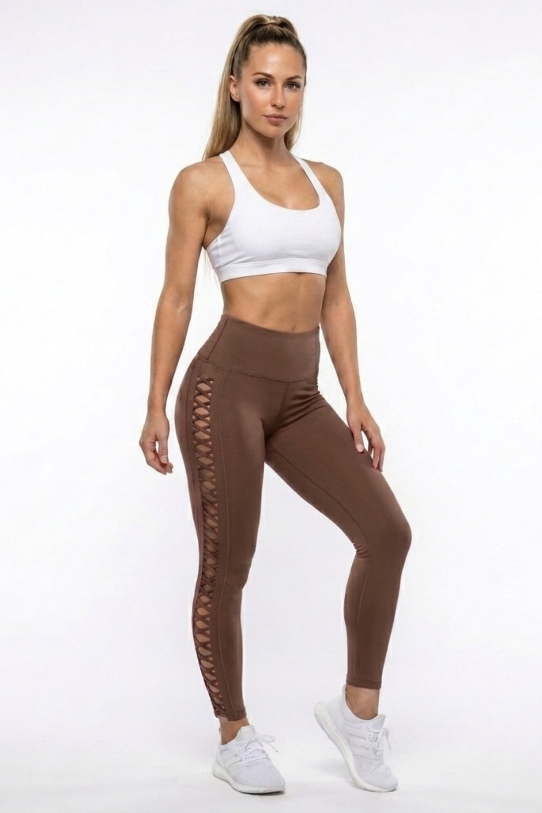 Dames Sport Legging | Sculpting Fit | High Waist | Cut-Out Legging