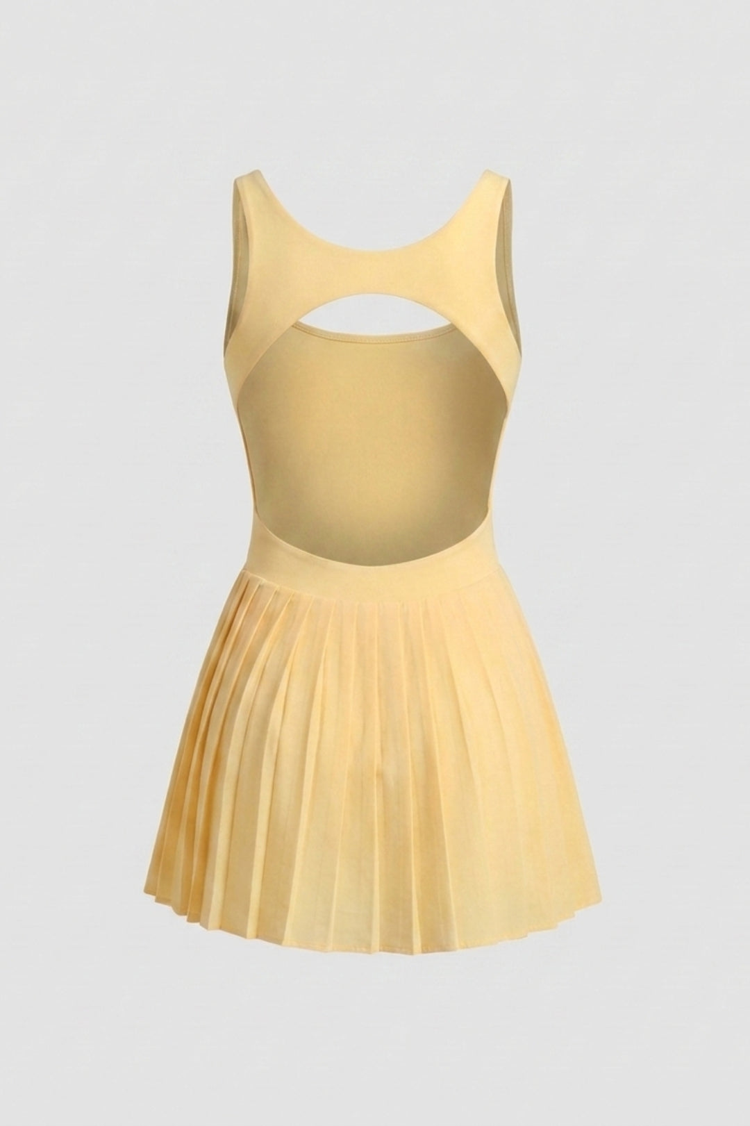 Dames Tennisjurk | Ingebouwd Broekje | Open Back Sportjurk