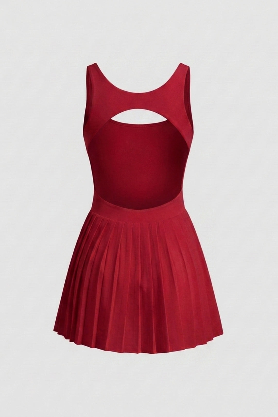 Dames Tennisjurk | Ingebouwd Broekje | Open Back Sportjurk