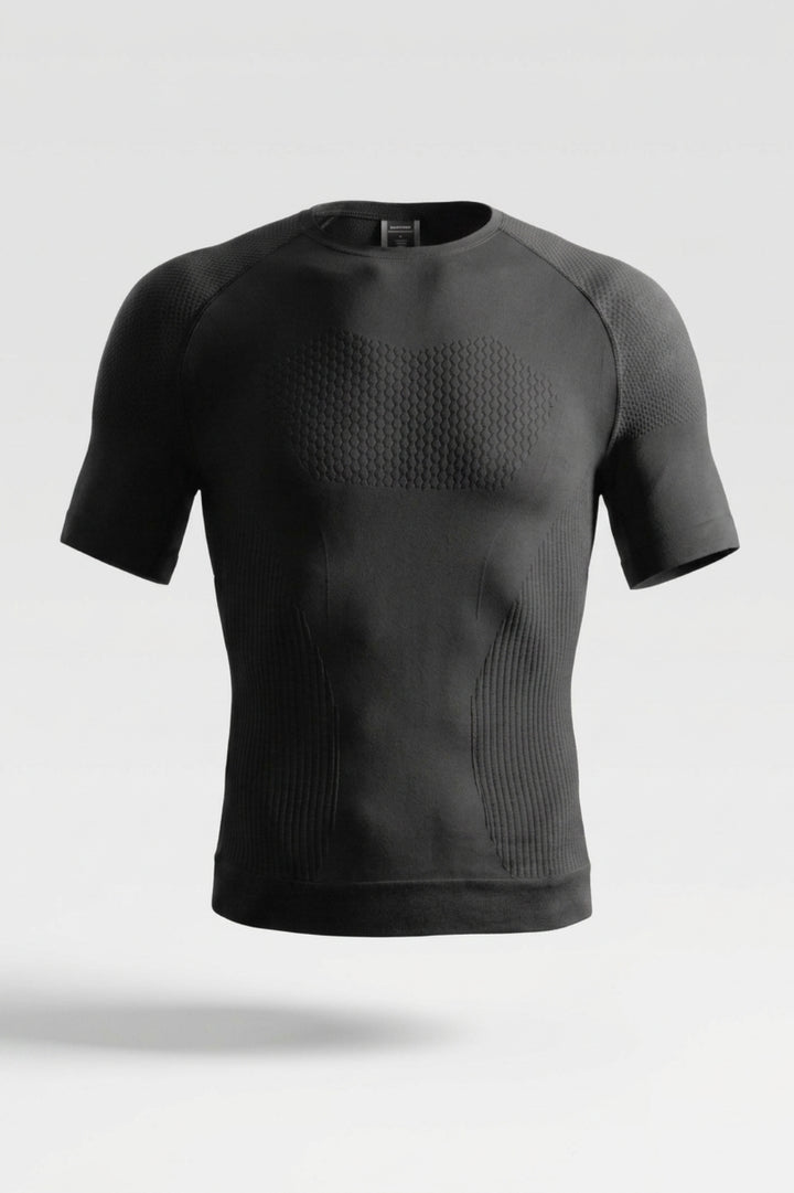 Heren Compressie Shirt | Seamless Slim Fit | Training Shirt