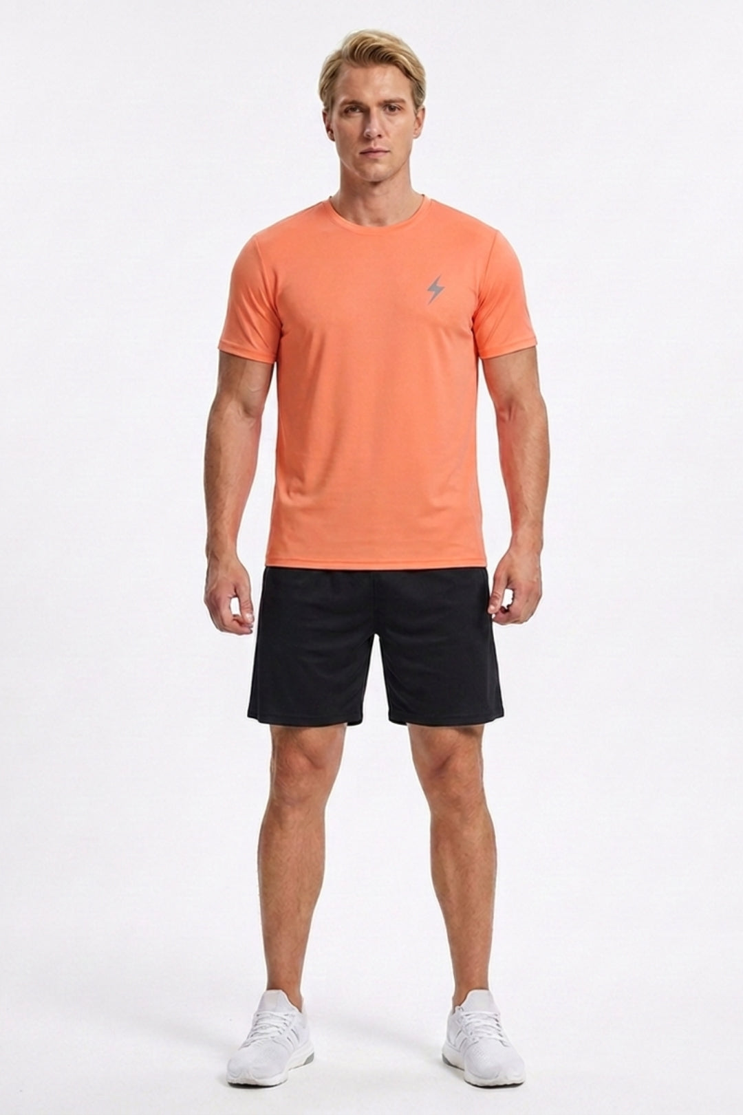 Heren Fitness Set | Performance Shirt | Sportshort Met Elastiek