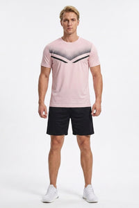 Heren Fitness Set | Performance Shirt | Sportshort Met Elastiek