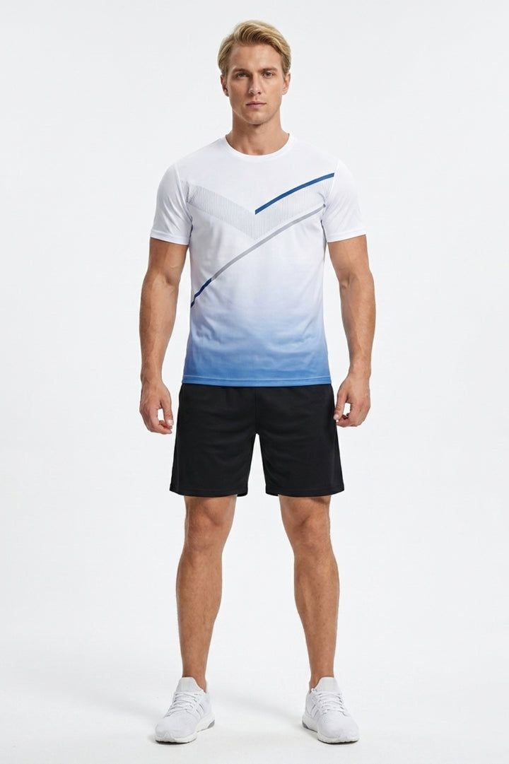 Heren Fitness Set | Performance Shirt | Sportshort Met Elastiek