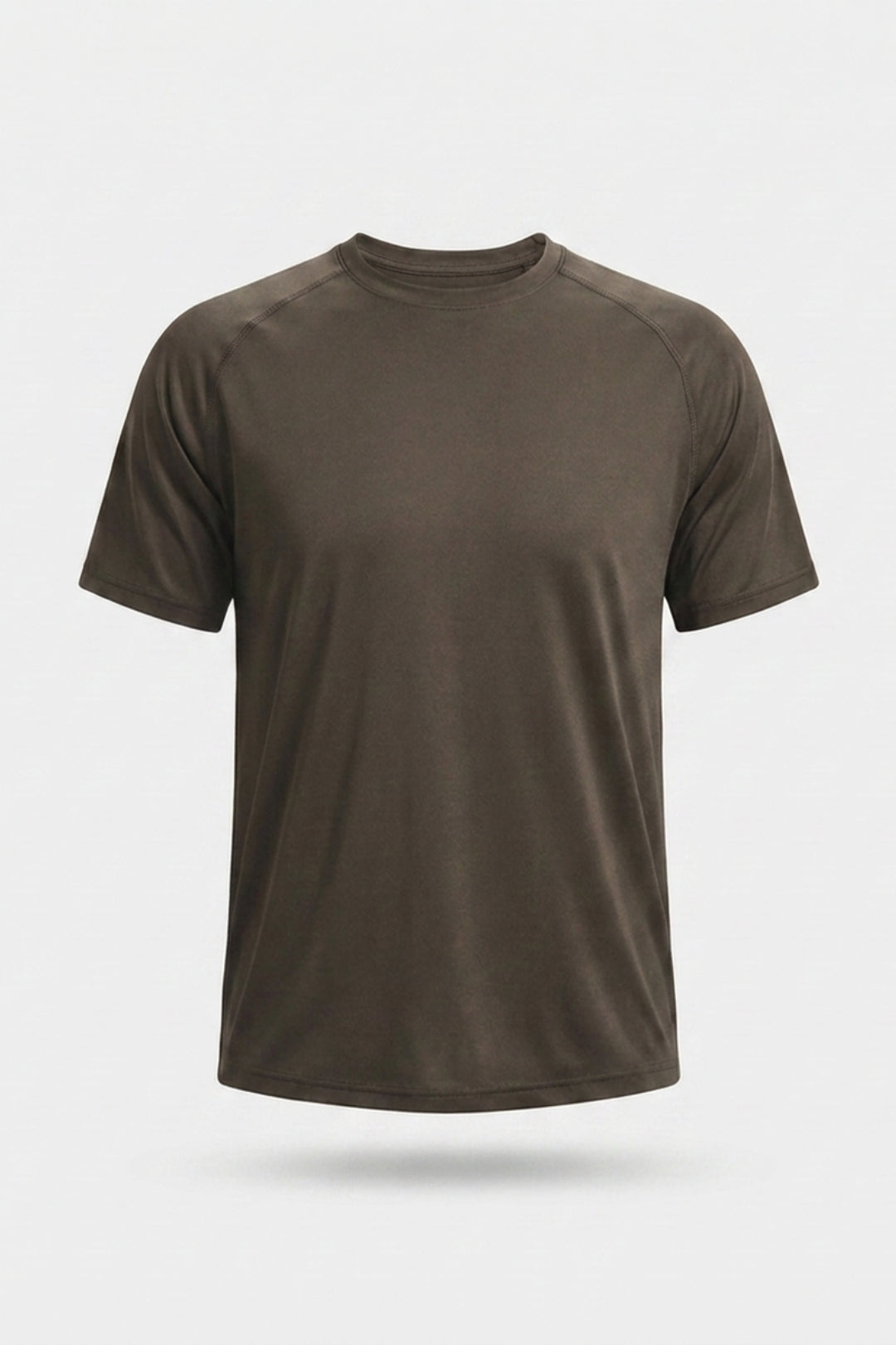 Heren Fitness Shirt | Korte Mouw | Leger Groen Workout T-Shirt