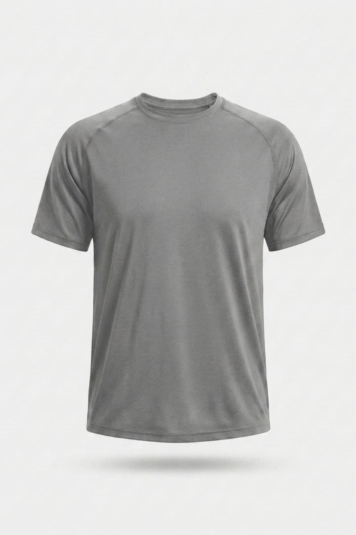 Heren Fitness Shirt | Korte Mouw | Leger Groen Workout T-Shirt