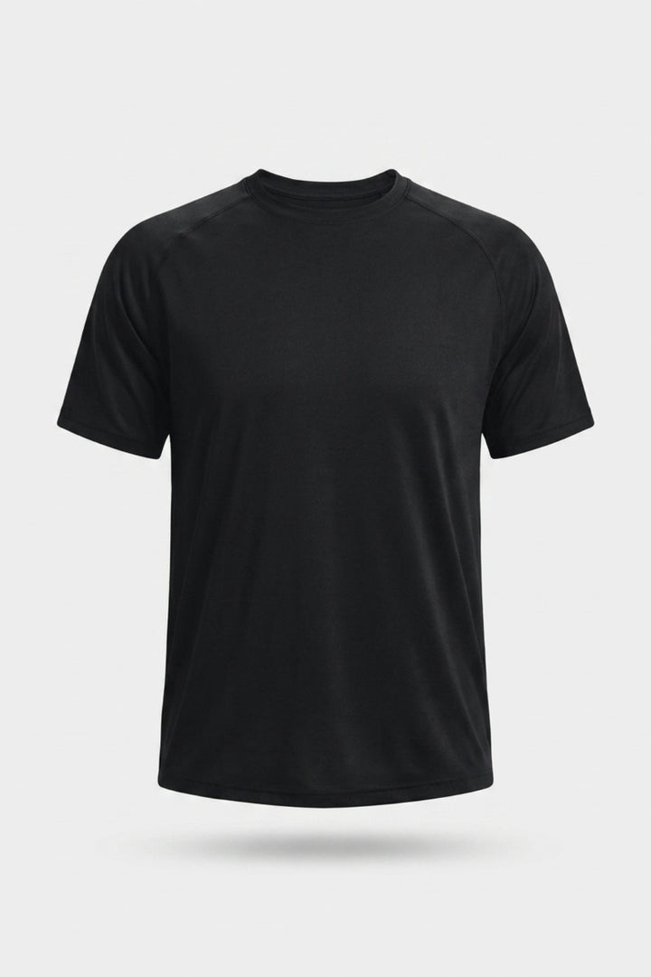 Heren Fitness Shirt | Korte Mouw | Leger Groen Workout T-Shirt