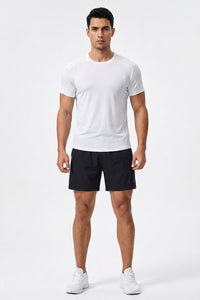 Heren Fitness Shirt | Korte Mouw | Performance Workout Top