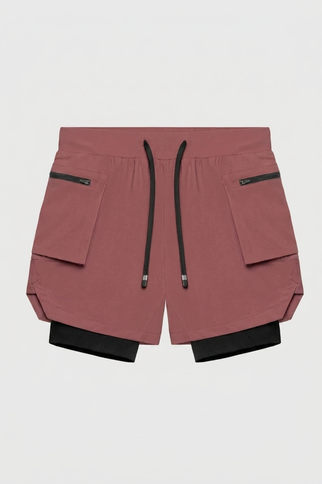 Heren Fitness Short | Cargo Zakken | Sportshort Met Binnen broek