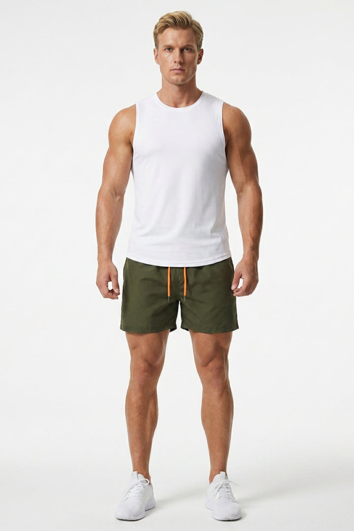 Men's Fitness Shorts | Elastic Waist | Workout Shorts