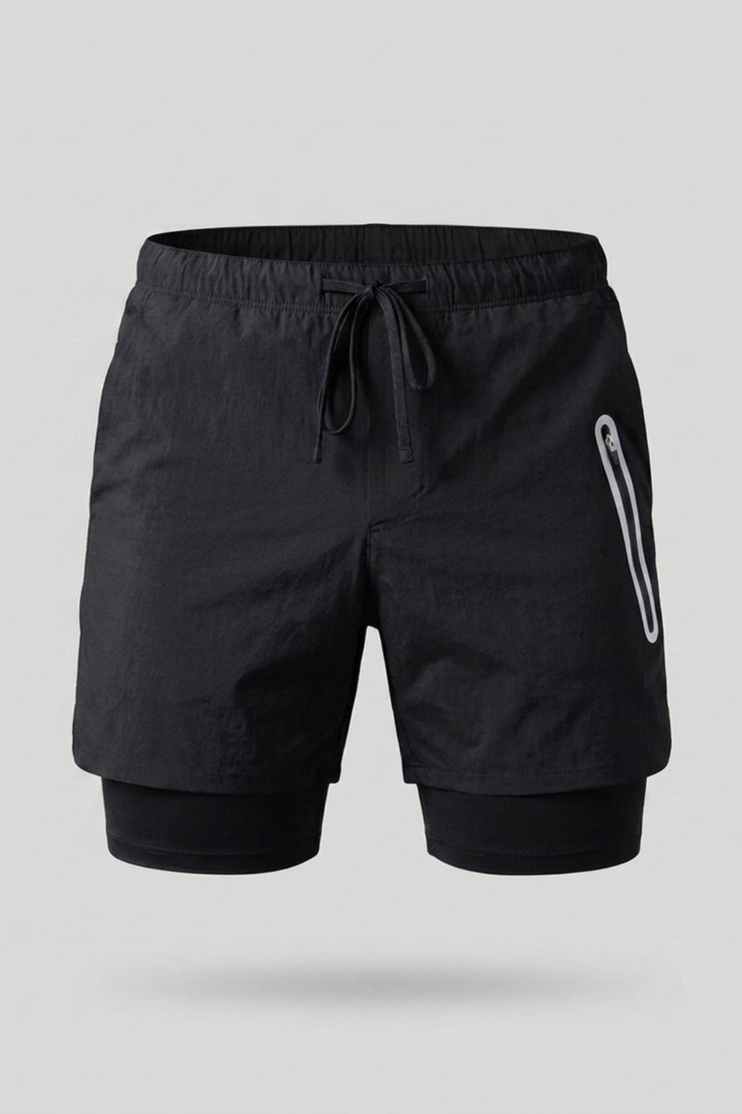 Heren Fitness Short | Ritszak | Sportshort Met Binnen broek