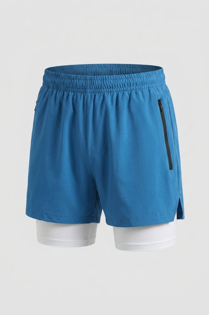 Heren Hardloop Short | 2-in-1 Binnen Broek | Camo Running Short