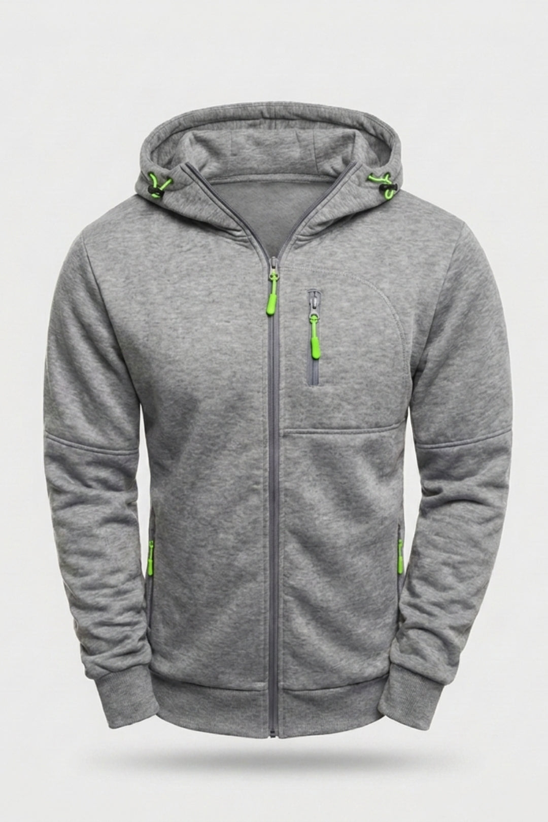 Heren Hoodie Vest | Rits Zakken | Outdoor Hoodie Jacket