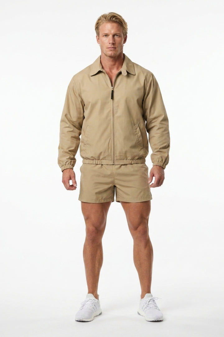 Heren Lichtgewicht Jacket | Elastische Boorden | Casual Outdoor Bomber Jack