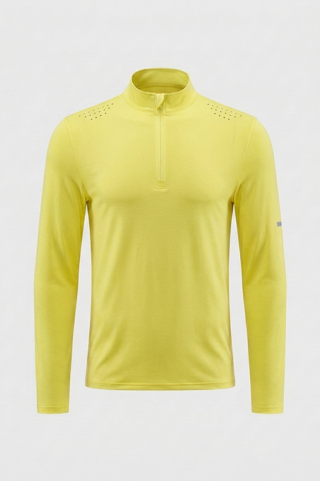 Heren Long Sleeve Sportshirt | Half Zip | Running Shirt Heren