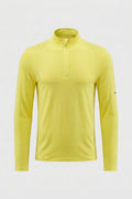 Heren Long Sleeve Sportshirt | Half Zip | Running Shirt Heren