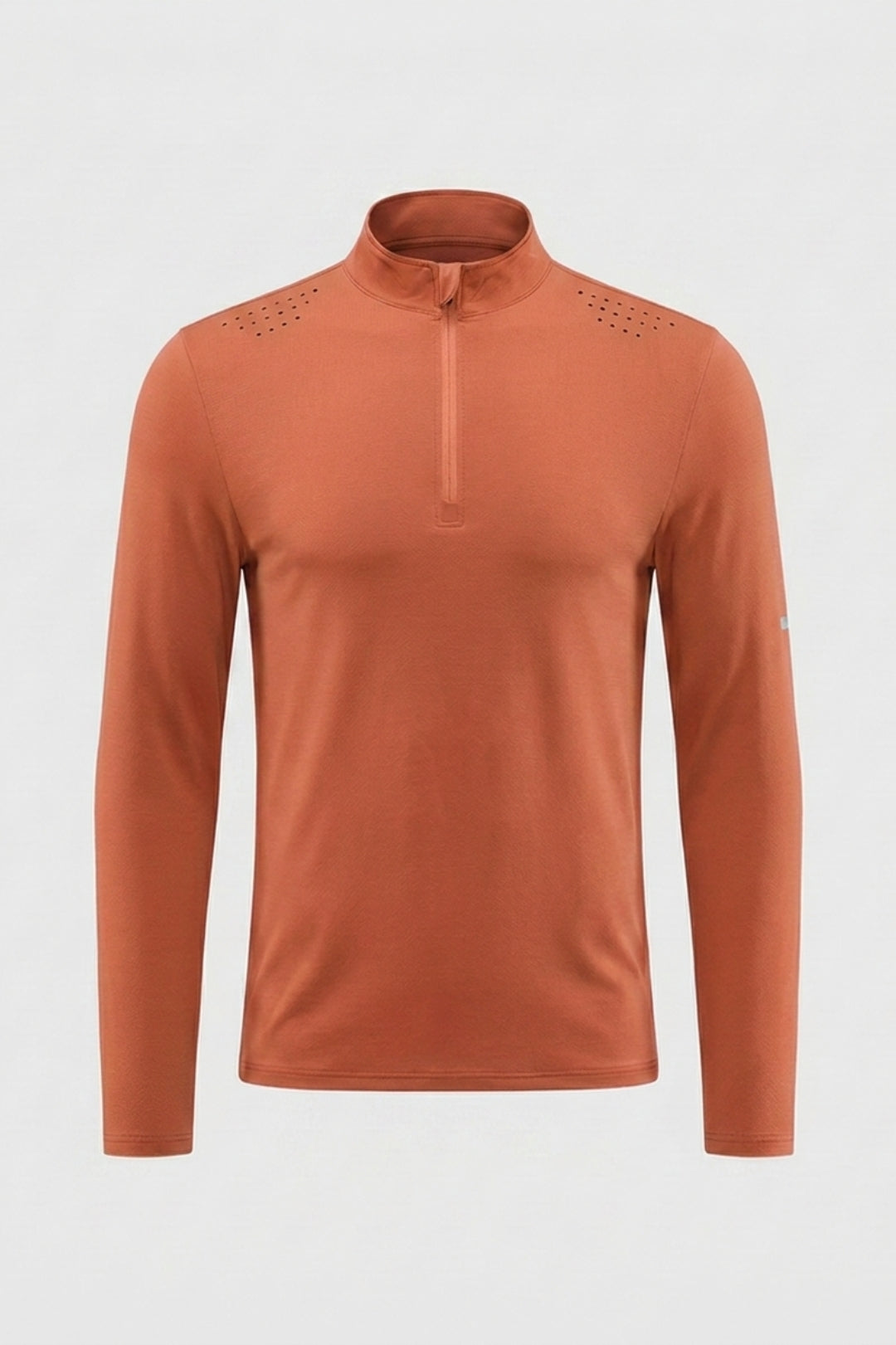 Heren Long Sleeve Sportshirt | Half Zip | Running Shirt Heren