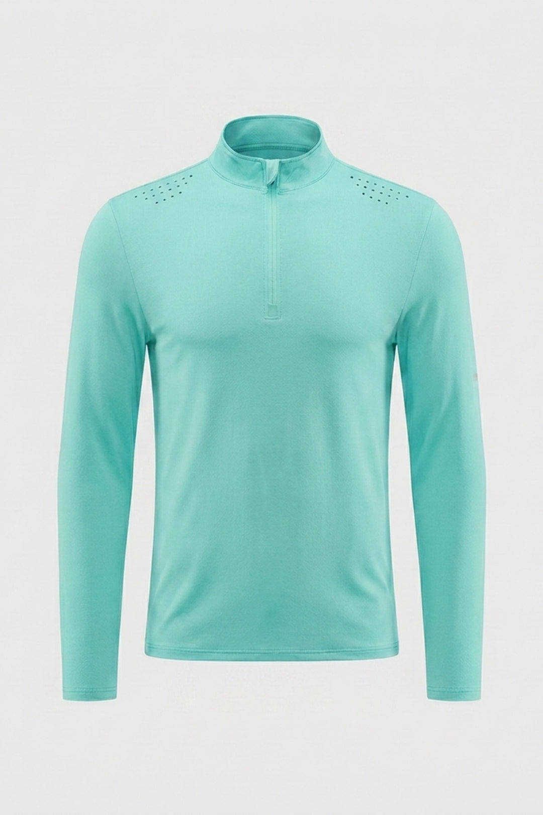 Heren Long Sleeve Sportshirt | Half Zip | Running Shirt Heren