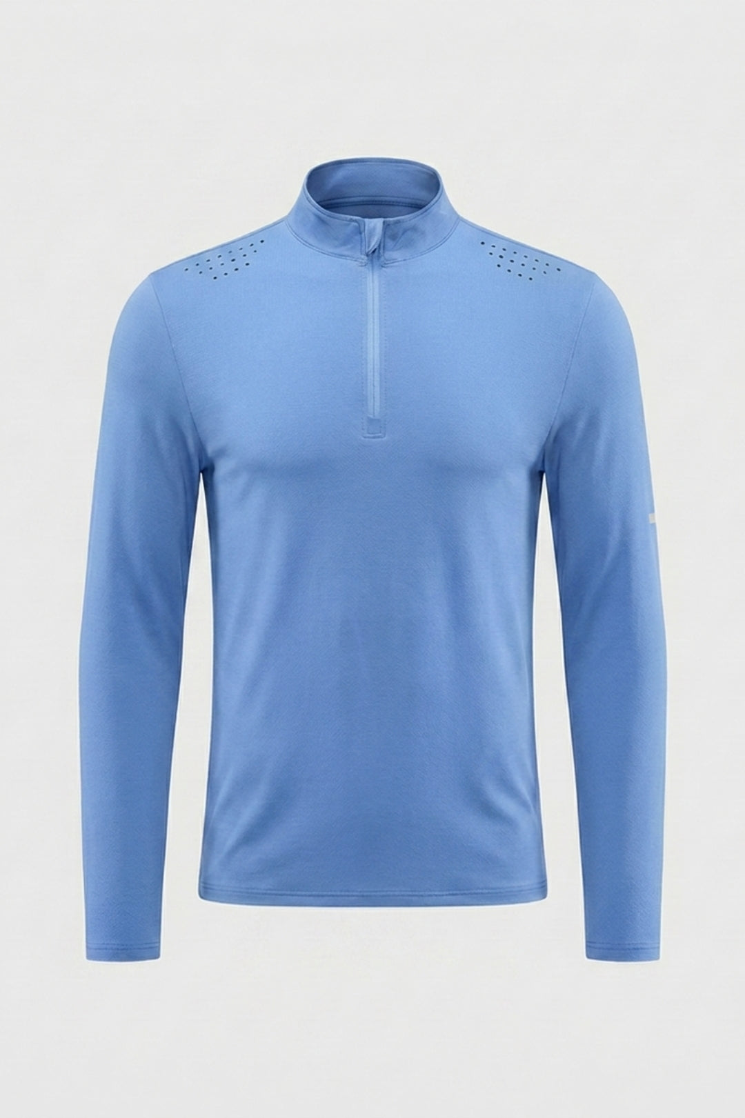 Heren Long Sleeve Sportshirt | Half Zip | Running Shirt Heren
