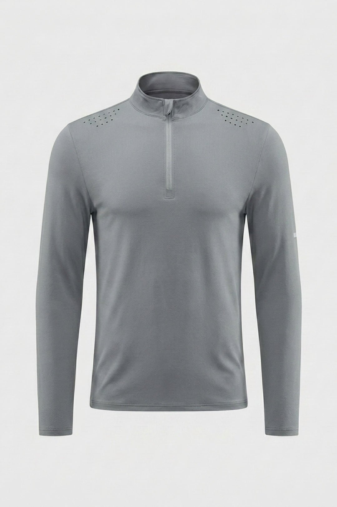Heren Long Sleeve Sportshirt | Half Zip | Running Shirt Heren