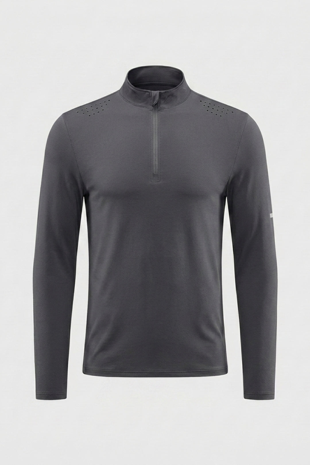 Heren Long Sleeve Sportshirt | Half Zip | Running Shirt Heren