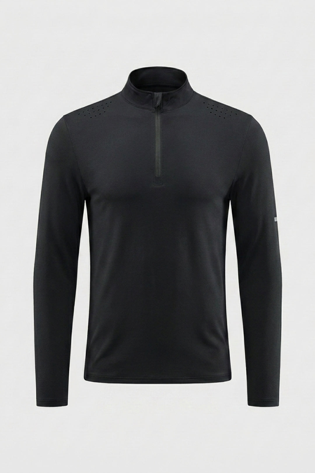 Heren Long Sleeve Sportshirt | Half Zip | Running Shirt Heren