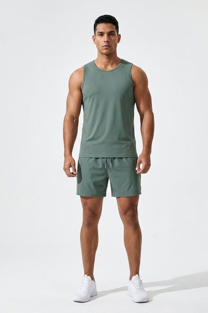 Heren Sport Short | Rits Zak | Zwarte Training Short
