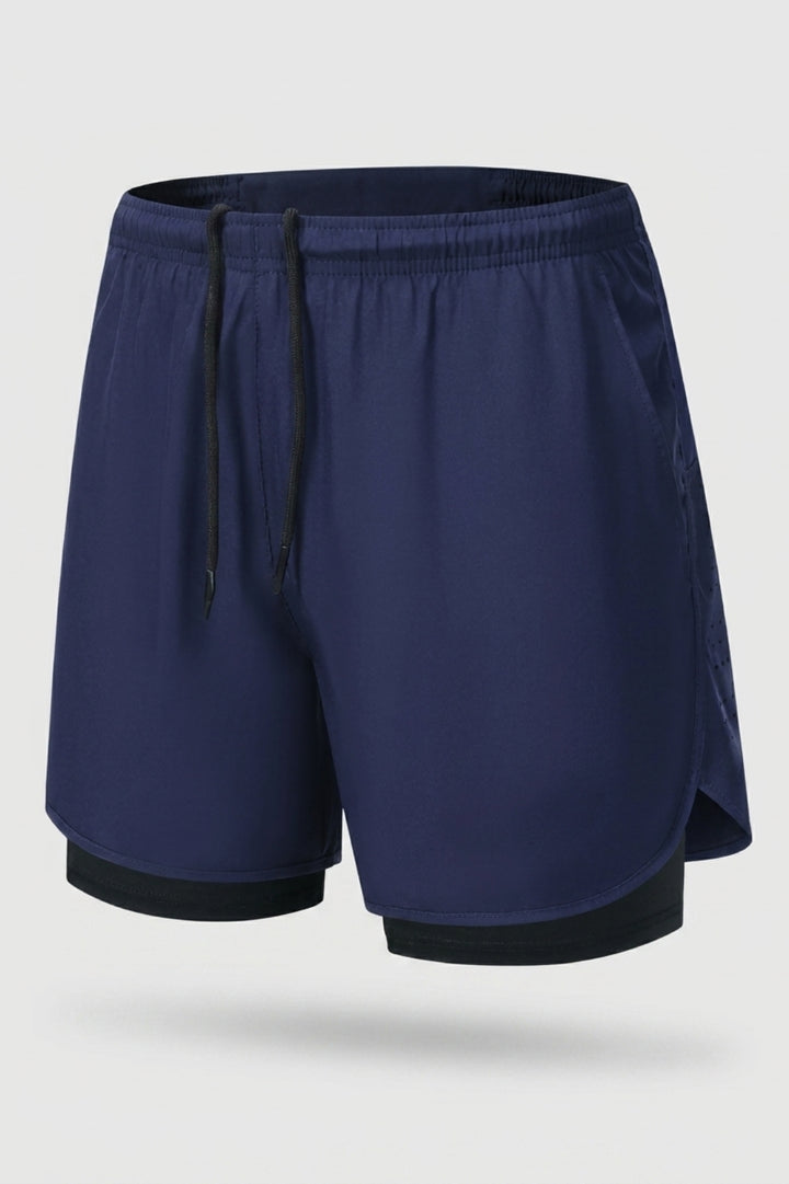 Heren Sport Short | Ventilatie Detail | Running Short Met Binnen Broek