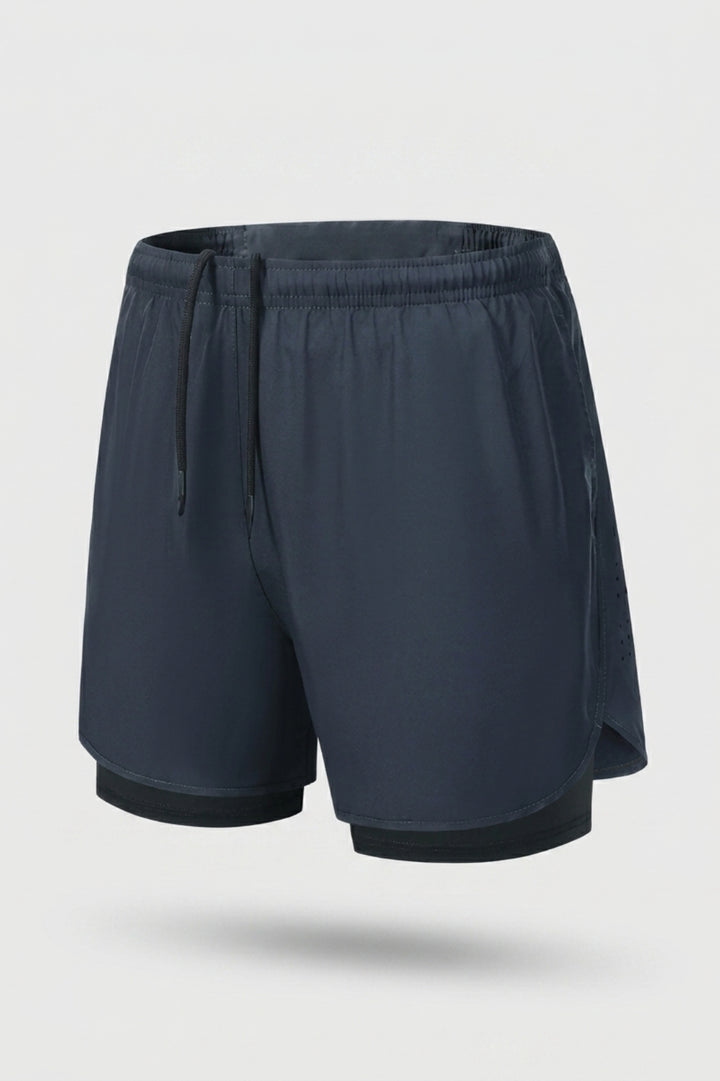 Heren Sport Short | Ventilatie Detail | Running Short Met Binnen Broek
