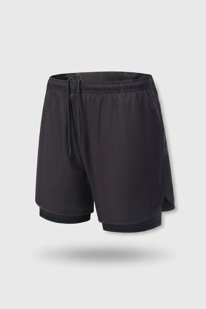Heren Sport Short | Ventilatie Detail | Running Short Met Binnen Broek