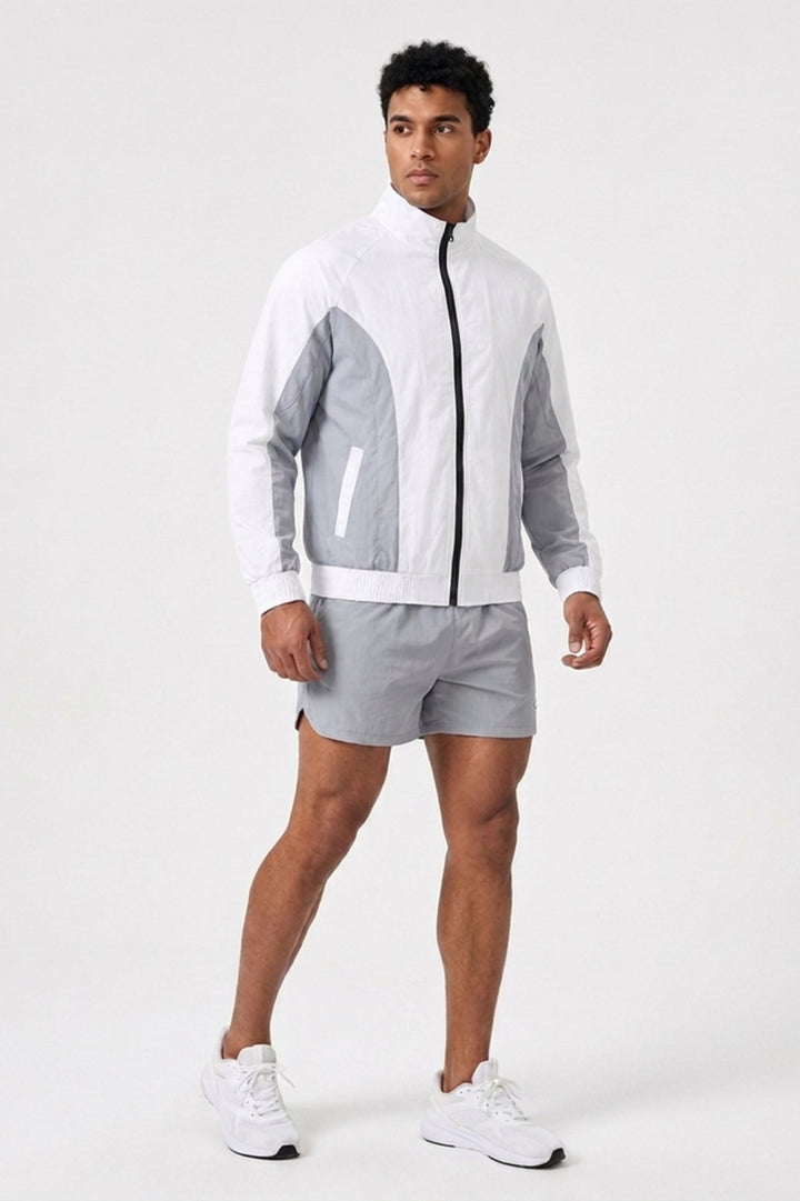 Heren Windbreaker Jacket | Zip Front | Navy Sportjack