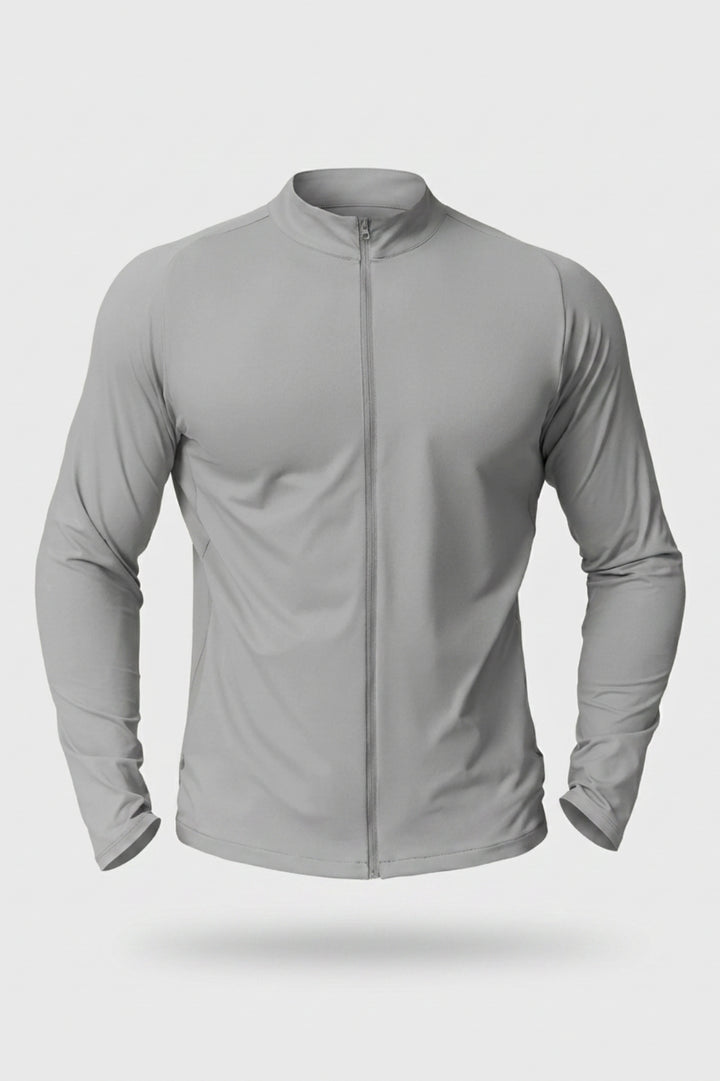 Heren Workout Jacket | Slim Fit | Zwart Performance Jack