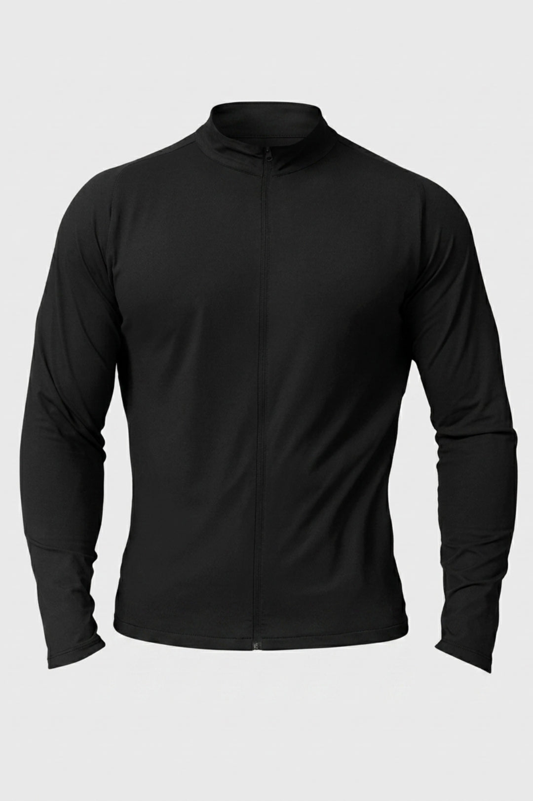 Heren Workout Jacket | Slim Fit | Zwart Performance Jack