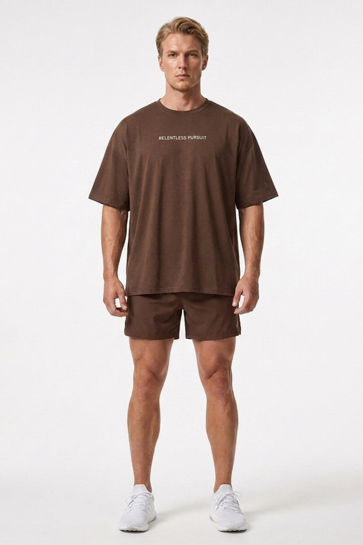 Heren Workout T-Shirt | Loose Fit | Zwart Gym Shirt