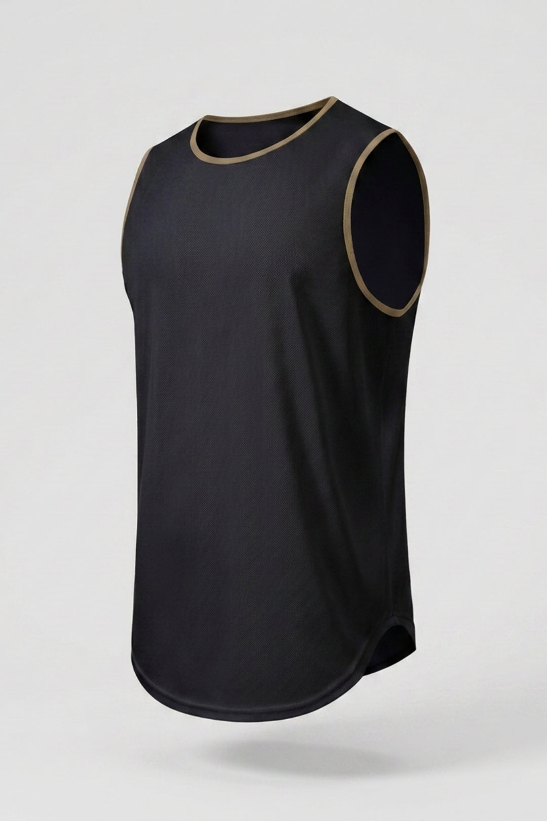 Heren Workout Tanktop | Ronde Hals | Mouwloze Gym Top