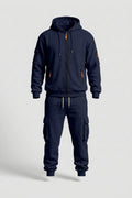 Men's Cargo Tracksuit | Zip Up Hoodie & Cargo Joggers
