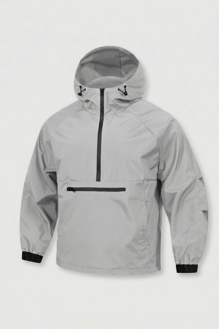 Men's Pullover Jacket | Lightweight Hooded Windbreaker