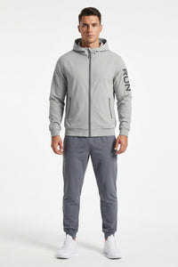 Men's Tracksuit | Zip Up Hooded Jacket & Training Joggers