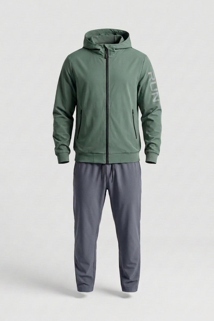 Men's Tracksuit | Zip Up Hooded Jacket & Training Joggers
