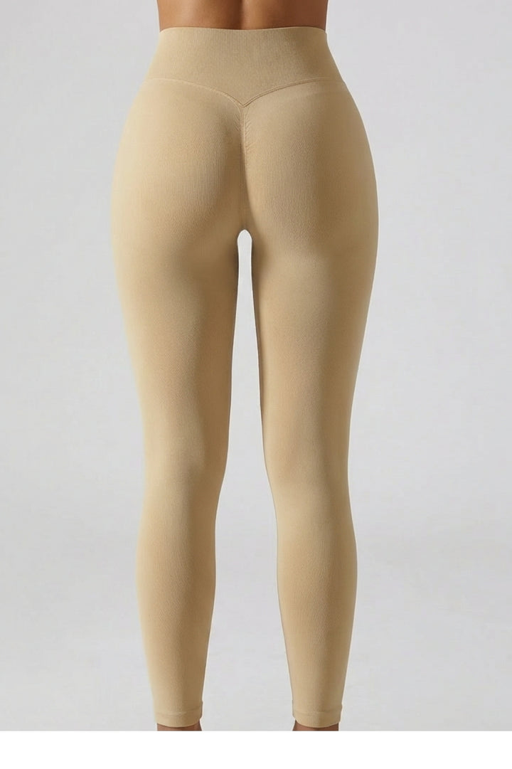 Fitnesslegging voor dames | Hoge taille | Naadloos & push-up