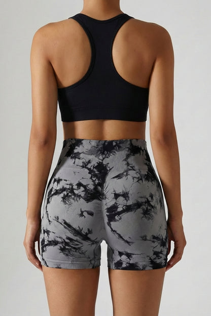 Fitnessshorts voor dames | Hoge taille | Naadloos en vormgevend