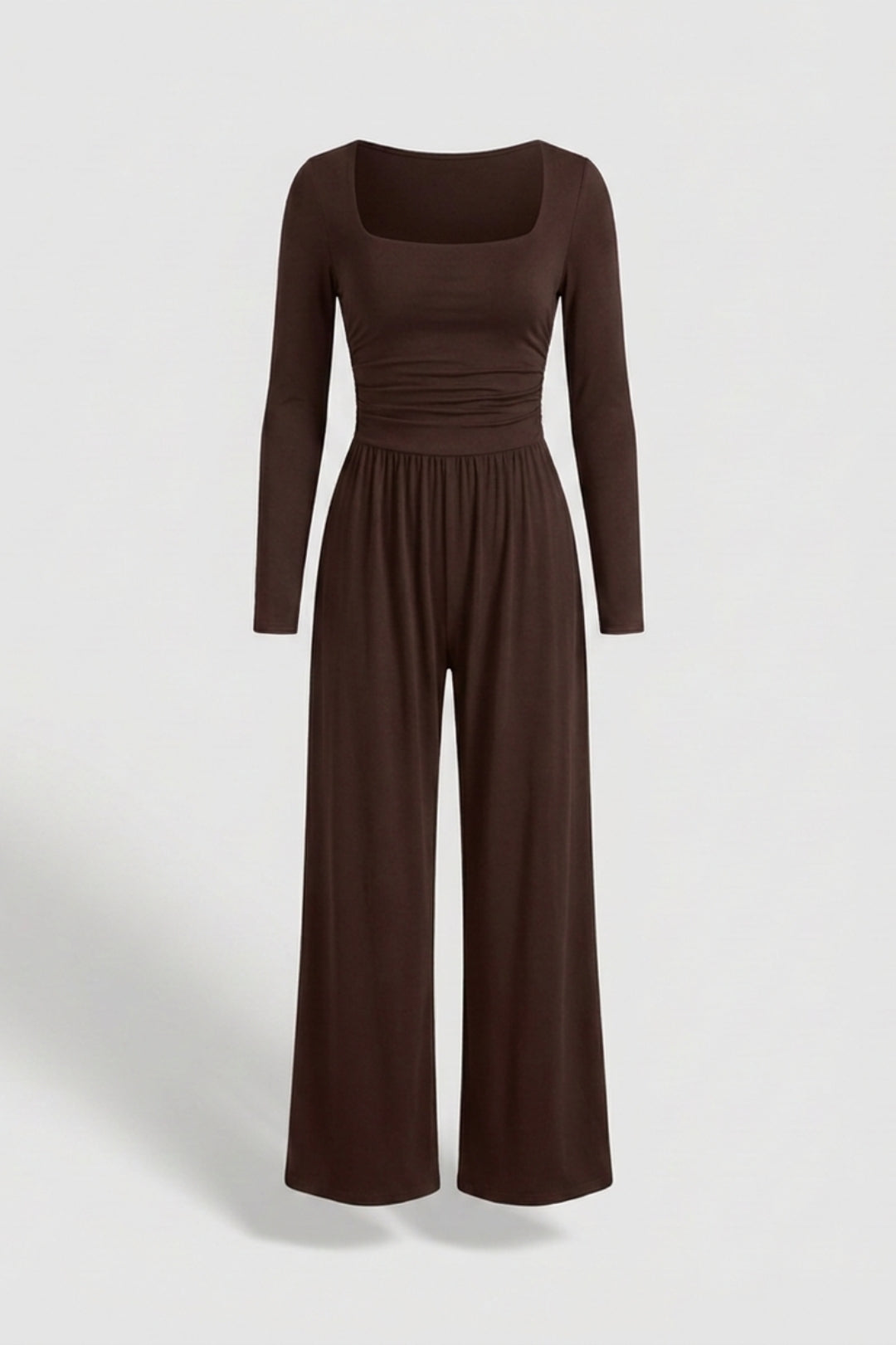 Women's Matching Set | Square Neck Top | Black Co-Ord Set